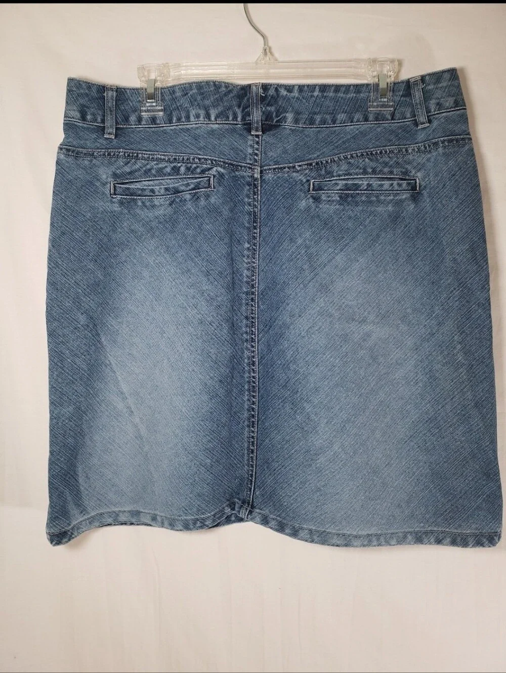 Route 66 Medium Washed Blue Jean Skirt Sz 16